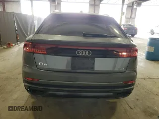 2019 Audi Q8 Premium Plus with VIN WA1EVAF19KD029726, listed as a Copart auction lot 78515944 with 0 mi miles and Salvage Title. Bid and sale history available at carsss.com. Image 6.