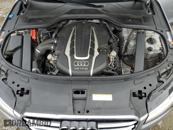 2015 Audi A8 4.0T with VIN WAUJ2AFD0FN006646, listed as a Copart auction lot 86164984 with 143,101 mi miles and Salvage title. Bid and sale history available at DreamBid. Image 11.