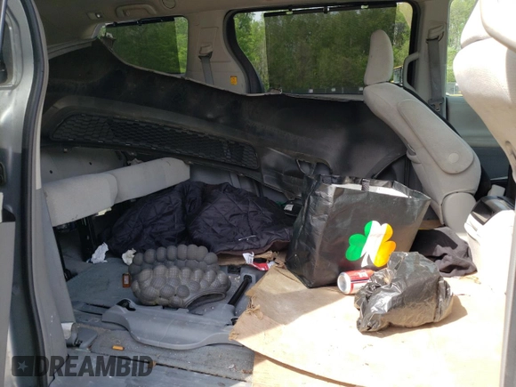 2013 Toyota Sienna LE AAS with VIN 5TDKK3DC9DS293036, listed as a Copart auction lot 54496525 with 73,260 mi miles and Salvage title. Bid and sale history available at DreamBid. Image 11.