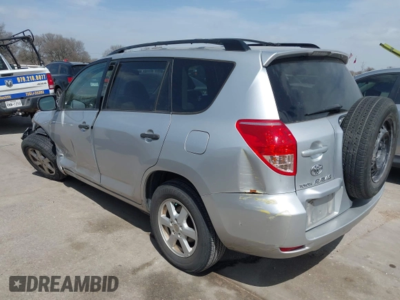 2008 Toyota RAV4 with VIN JTMZD33V486055063, listed as a IAAI auction lot 41750669 with 128,075 mi miles. Bid and sale history available at carsss.com. Image 3.