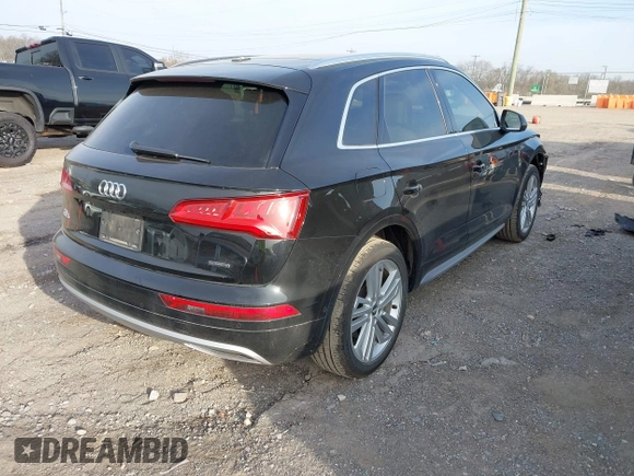2019 Audi Q5 Prestige with VIN WA1CNAFY2K2055259, listed as a IAAI auction lot 41761227 with 48,983 mi miles. Bid and sale history available at carsss.com. Image 4.