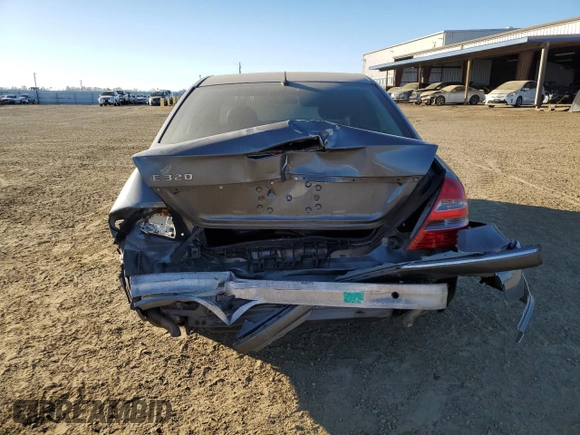 2005 Mercedes-Benz E-Class 3.2L with VIN WDBUF65J55A702240, listed as a Copart auction lot 89293075 with 125,780 mi miles and Salvage Title. Bid and sale history available at carsss.com. Image 6.
