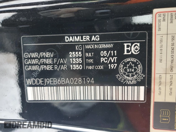 2011 Mercedes-Benz CL 550 z VIN WDDEJ9EB6BA028194, wystawiony jako Copart lot #88542515 z przebiegiem 221 162 mil mil oraz Czysty tytuł • Clean title. Historia ofert i sprzedaży dostępna na DreamBid. Obrazek 13.