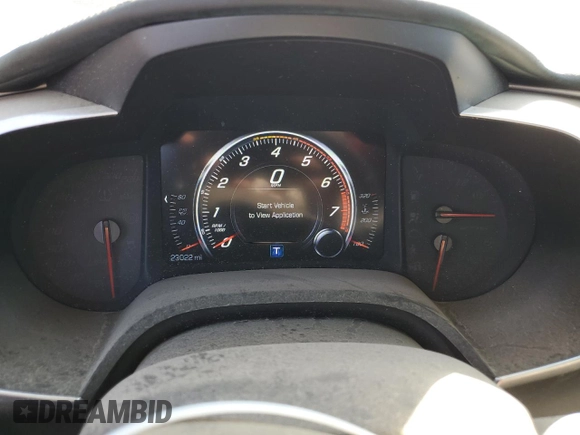 2017 Chevrolet Corvette Z06 3LZ with VIN 1G1YU2D60H5603880, listed as a Copart auction lot 62856854 with 23,022 mi miles and Salvage Title. Bid and sale history available at carsss.com. Image 9.