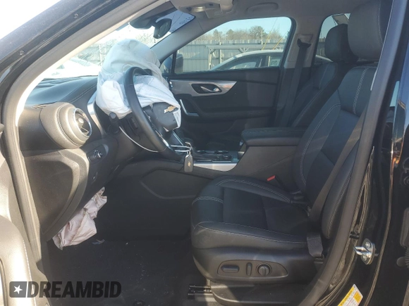 2023 Chevrolet Blazer LT with VIN 3GNKBDRS8PS181244, listed as a Copart auction lot 88360325 with 34,254 mi miles and Salvage title. Bid and sale history available at DreamBid. Image 7.
