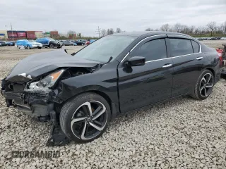 2017 Honda Accord Sedan LX with VIN 1HGCR2F37HA299798, listed as a Copart auction lot 52723705 with 84,637 mi miles and Salvage Title. Bid and sale history available at carsss.com. Image 1.
