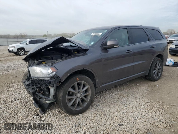2017 Dodge Durango GT with VIN 1C4RDJDGXHC893815, listed as a Copart auction lot 50380964 with 116,492 mi miles and Salvage title. Bid and sale history available at DreamBid. Image 1.