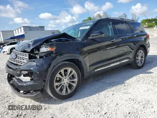 2021 Ford Explorer Limited with VIN 1FMSK7FH2MGB36017, listed as a Copart auction lot 60666465 with 72,081 mi miles and Salvage title. Bid and sale history available at DreamBid. Image 1.