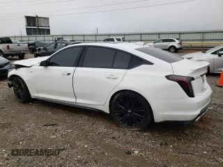 2020 Cadillac CT5 V-Series with VIN 1G6DV5RW3L0136282, listed as a Copart auction lot 60639485 with 47,882 mi miles and Salvage title. Bid and sale history available at DreamBid. Image 2.