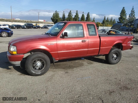 1998 Ford Ranger XL with VIN 1FTYR14U5WPB25412, listed as a Copart auction lot 46083185 with 291,710 mi miles and Salvage Title. Bid and sale history available at carsss.com. Image 1.
