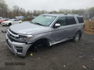 2023 Ford Expedition Limited with VIN 1FMJU2A87PEA56034, listed as a Copart auction lot 51905255 with 41,601 mi miles and Salvage Title. Bid and sale history available at carsss.com. Image 1.