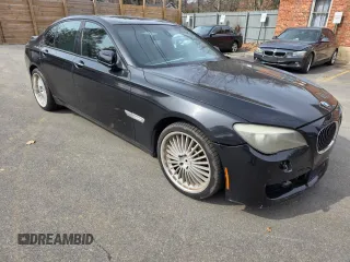 2012 BMW 7 Series 750i with VIN WBAKA8C56CCY3793, listed as a Copart auction lot 49264245 with 118,295 mi miles and Clean Title. Bid and sale history available at carsss.com. Image 1.