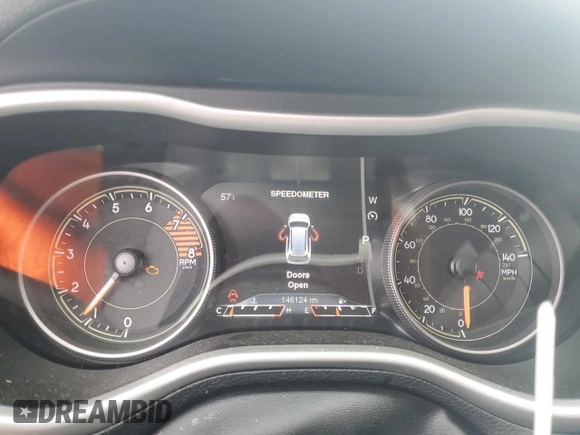 2016 Jeep Cherokee Trailhawk with VIN 1C4PJMBS8GW359461, listed as a Copart auction lot 57950705 with 146,124 mi miles and Salvage title. Bid and sale history available at DreamBid. Image 9.
