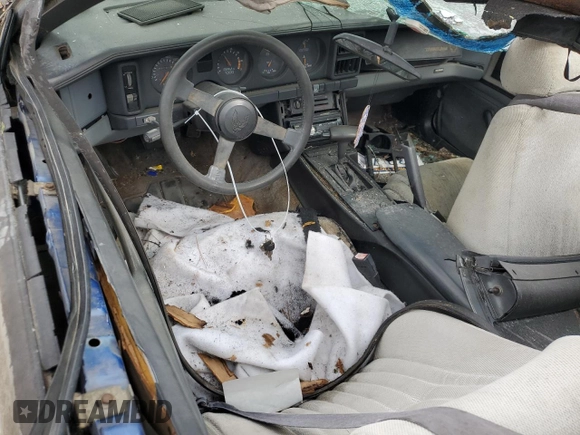 1985 Pontiac Firebird with VIN 1G2FS87S2FN235901, listed as a Copart auction lot 47164605 with 86,048 mi miles and Salvage Title. Bid and sale history available at carsss.com. Image 8.