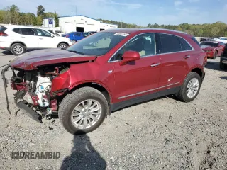 2019 Cadillac XT5 FWD with VIN 1GYKNARS4KZ240035, listed as a Copart auction lot 50857395 with 46,356 mi miles and Salvage Title. Bid and sale history available at carsss.com. Image 1.