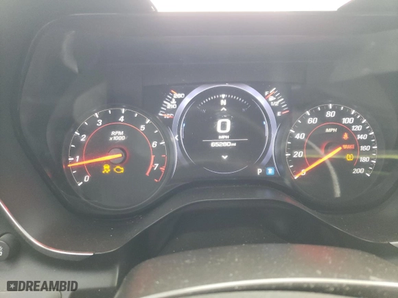 2019 Chevrolet Camaro 2SS with VIN 1G1FH3D72K0126254, listed as a Copart auction lot 89075055 with 65,280 mi miles and Salvage Title. Bid and sale history available at carsss.com. Image 9.