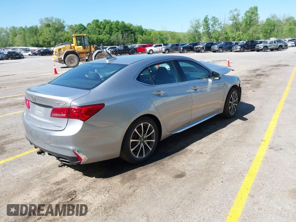 2018 Acura TLX Technology z VIN 19UUB3F53JA001771, wystawiony jako IAAI lot #42291875 z przebiegiem Nie podano mil oraz . Historia ofert i sprzedaży dostępna na DreamBid. Obrazek 4.