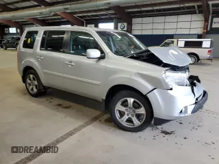 2012 Honda Pilot EX-L with VIN 5FNYF4H58CB016008, listed as a Copart auction lot 59795735 with Not provided miles and Salvage title. Bid and sale history available at DreamBid. Image 4.