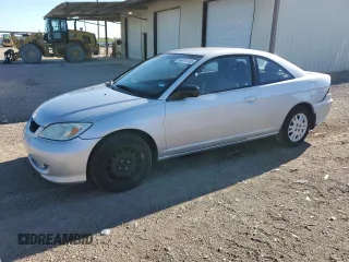 2005 Honda Civic Cpe LX with VIN 1HGEM22585L020146, listed as a Copart auction lot 54014185 with 189,567 mi miles and Salvage Title. Bid and sale history available at carsss.com. Image 1.