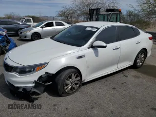 2016 Kia Optima LX with VIN 5XXGT4L36GG064295, listed as a Copart auction lot 51520065 with 123,249 mi miles and Salvage Title. Bid and sale history available at carsss.com. Image 1.