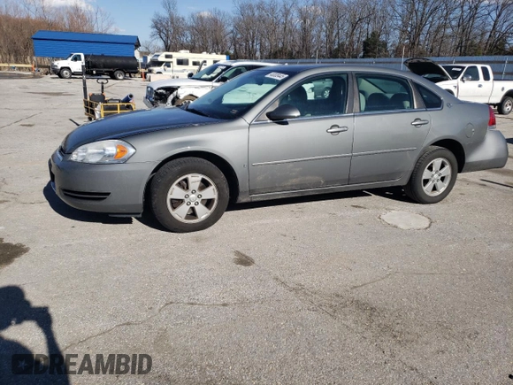2008 Chevrolet Impala LT with VIN 2G1WT58N481221771, listed as a Copart auction lot 48308445 with 170,640 mi miles and Salvage Title. Bid and sale history available at DreamBid. Image 1.