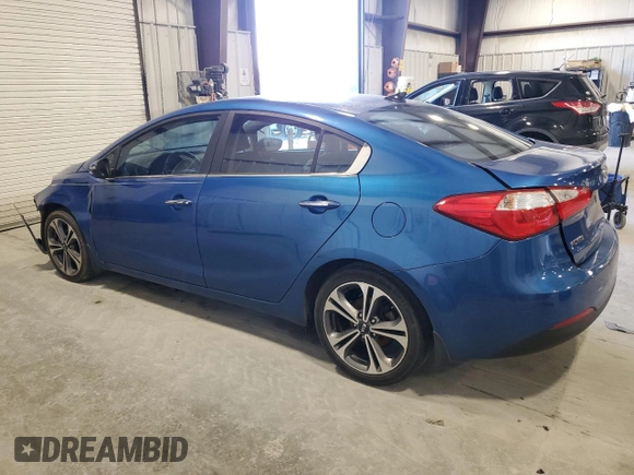 2014 Kia Forte EX with VIN KNAFX4A8XE5100826, listed as a Copart auction lot 47490905 with 123,266 mi miles and Salvage Title. Bid and sale history available at carsss.com. Image 2.
