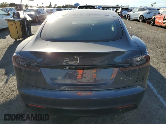 2021 Tesla Model S Long Range z VIN 5YJSA1E58MF434156, wystawiony jako Copart lot #46538425 z przebiegiem 23 510 mil mil oraz Szkoda całkowita • Salvage title. Historia ofert i sprzedaży dostępna na DreamBid. Obrazek 6.