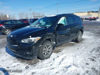 2014 Infiniti QX60 with VIN 5N1AL0MM8EC522384, listed as a IAAI auction lot 41579126 with 184,806 mi miles. Bid and sale history available at carsss.com. Image 16.