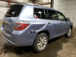 2008 Toyota Highlander Hybrid Limited with VIN JTEEW44A582019797, listed as a Copart auction lot 53923175 with 159,596 mi miles and Clean Title. Bid and sale history available at carsss.com. Image 3.