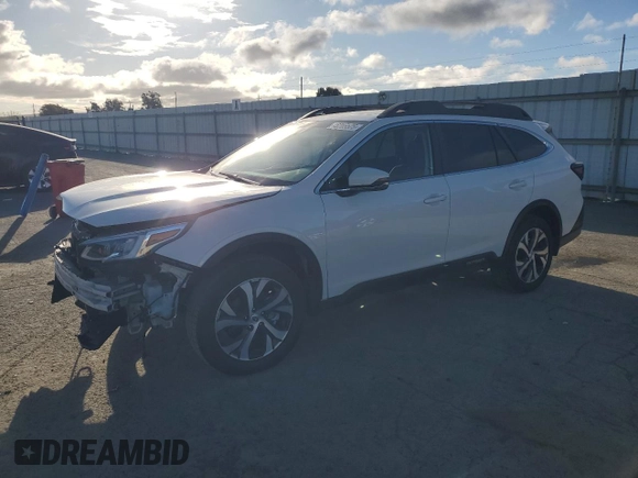 2022 Subaru Outback Limited with VIN 4S4BTANC1N3171575, listed as a Copart auction lot 48205525 with 42,445 mi miles and Salvage Title. Bid and sale history available at DreamBid. Image 1.