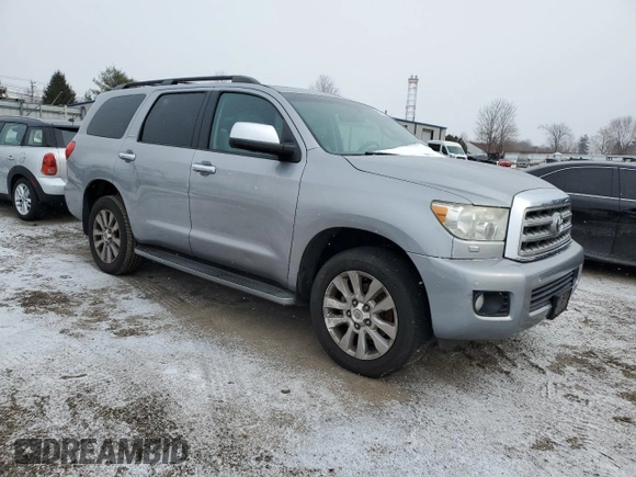 2012 Toyota Sequoia Platinum with VIN 5TDDY5G1XCS068250, listed as a Copart auction lot 89278355 with 152,202 mi miles and Clean Title. Bid and sale history available at carsss.com. Image 4.