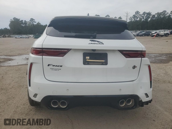2023 Jaguar F-Pace SVR with VIN SADCZ2EE2PA709590, listed as a Copart auction lot 71632904 with 12,561 mi miles and Clean Title. Bid and sale history available at DreamBid. Image 6.
