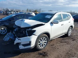 2017 Nissan Rogue S with VIN KNMAT2MT3HP560173, listed as a IAAI auction lot 41661855 with 108,624 mi miles. Bid and sale history available at carsss.com. Image 17.