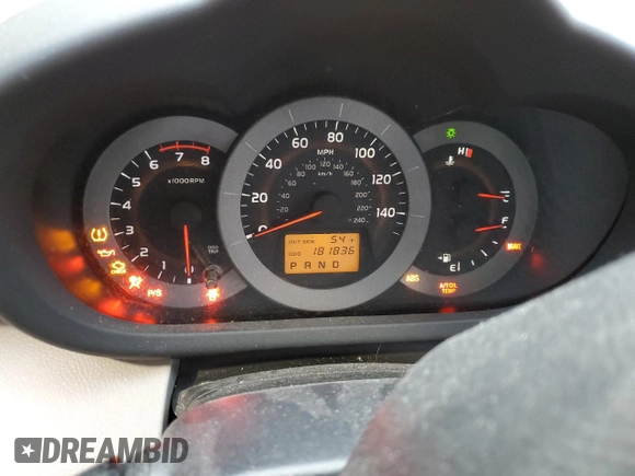 2008 Toyota RAV4 with VIN JTMBK33V985067075, listed as a Copart auction lot 50646745 with 181,836 mi miles and Salvage Title. Bid and sale history available at carsss.com. Image 9.