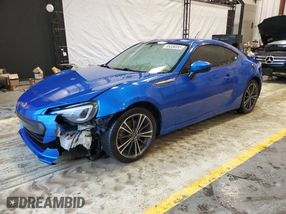 2013 Subaru BRZ Limited with VIN JF1ZCAC10D1612097, listed as a Copart auction lot 55336555 with 87,982 mi miles and Salvage title. Bid and sale history available at DreamBid. Image 1.