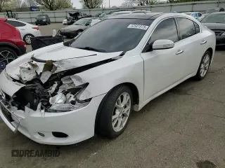 2014 Nissan Maxima SV with VIN 1N4AA5AP2EC498224, listed as a Copart auction lot 52501575 with 97,980 mi miles and Salvage Title. Bid and sale history available at DreamBid. Image 10.