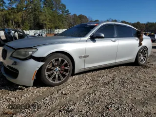 2013 BMW 7 Series 740Li with VIN WBAYE4C57DD136950, listed as a Copart auction lot 80901134 with Not provided miles and Salvage title. Bid and sale history available at DreamBid. Image 1.