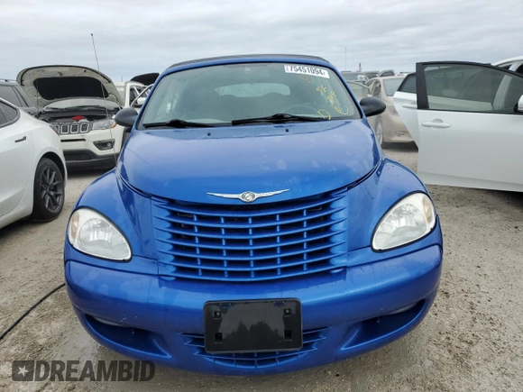 2005 Chrysler PT Cruiser with VIN 3C3AY55E35T316666, listed as a Copart auction lot 75451094 with 68,974 mi miles and Non Repairable. Bid and sale history available at DreamBid. Image 5.