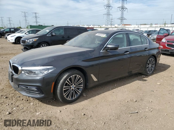 2018 BMW 5 Series 540i xDrive with VIN WBAJE7C51JWC56846, listed as a Copart auction lot 55692525 with Not provided miles and Salvage title. Bid and sale history available at DreamBid. Image 1.