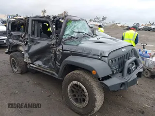 2018 Jeep Wrangler JK Unlimited Sport with VIN 1C4BJWDG3JL828513, listed as a IAAI auction lot 41535694 with 160,254 mi miles. Bid and sale history available at carsss.com. Image 1.