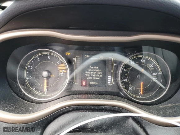 2017 Jeep Cherokee Sport with VIN 1C4PJLAB7HW662549, listed as a Copart auction lot 49838555 with 133,539 mi miles and Clean Title. Bid and sale history available at carsss.com. Image 9.