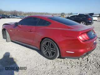 2020 Ford Mustang GT with VIN 1FA6P8CF5L5129241, listed as a Copart auction lot 48660485 with 29,552 mi miles and Salvage Title. Bid and sale history available at carsss.com. Image 2.