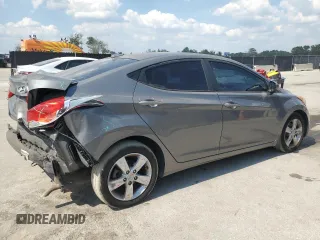 2013 Hyundai Elantra Limited z VIN 5NPDH4AEXDH397107, wystawiony jako Copart lot #57913735 z przebiegiem 147 674 mil mil oraz Szkoda całkowita • Salvage title. Historia ofert i sprzedaży dostępna na DreamBid. Obrazek 3.