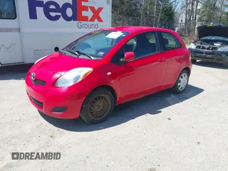 2009 Toyota Yaris with VIN JTDJT903X95251943, listed as a IAAI auction lot 42124300 with 193,503 mi miles. Bid and sale history available at carsss.com. Image 2.