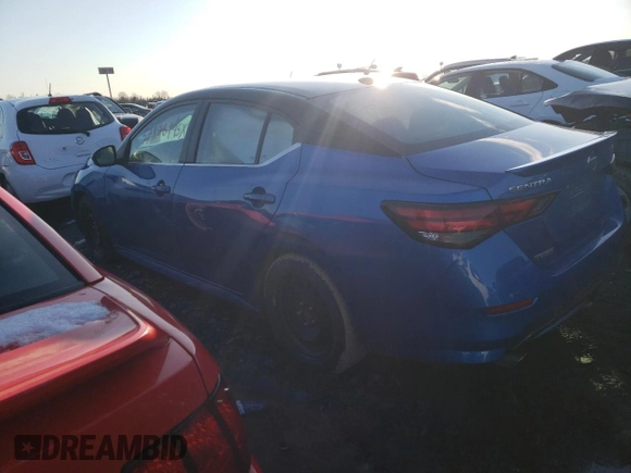 2023 Nissan Sentra SR with VIN 3N1AB8DV0PY252613, listed as a Copart auction lot 52826195 with 44,637 mi miles and Salvage Title. Bid and sale history available at DreamBid. Image 2.