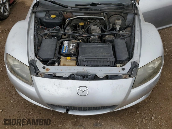 2004 Mazda RX-8 with VIN JM1FE17N240134176, listed as a Copart auction lot 53556025 with 97,818 mi miles and Clean Title. Bid and sale history available at carsss.com. Image 11.
