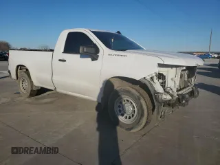 2020 Chevrolet Silverado 1500 Work Truck with VIN 3GCNWAEH9LG214560, listed as a Copart auction lot 86404664 with 122,475 mi miles and Salvage Title. Bid and sale history available at DreamBid. Image 4.