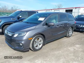2018 Honda Odyssey EX-L with VIN 5FNRL6H77JB101803, listed as a IAAI auction lot 41927622 with 147,587 mi miles. Bid and sale history available at carsss.com. Image 17.