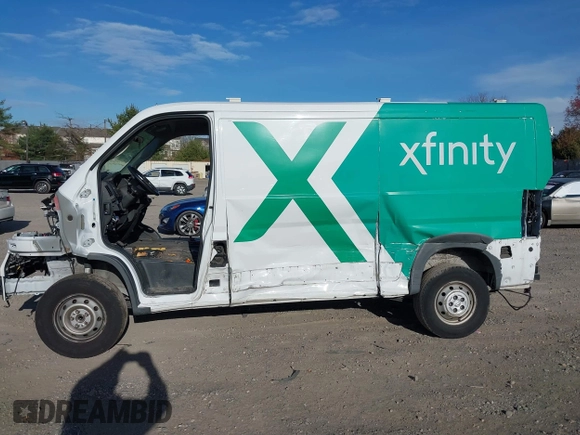 2018 Ram ProMaster Cargo with VIN 3C6TRVAG1JE152736, listed as a IAAI auction lot 40743120 with Not Provided miles and . Bid and sale history available at DreamBid. Image 11.