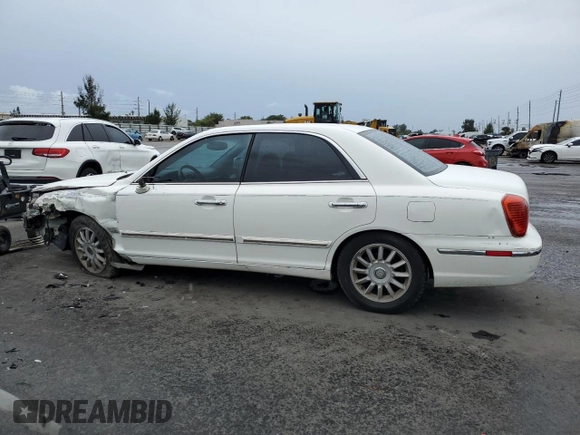 2005 Hyundai XG z VIN KMHFU45E55A381660, wystawiony jako Copart lot #45804805 z przebiegiem 130 480 mil mil oraz Szkoda całkowita • Salvage title. Historia ofert i sprzedaży dostępna na DreamBid. Obrazek 2.